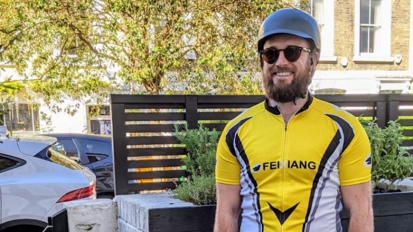 James is doing the London to Brighton ride for ATF