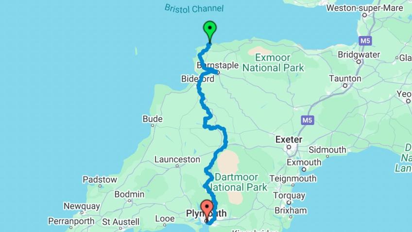 100 miles coast to coast bike ride
