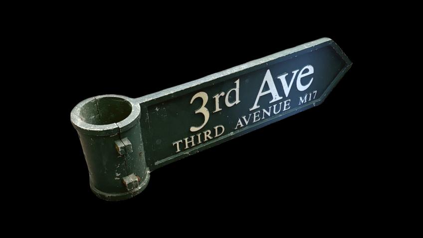 Trafford Park Street Sign