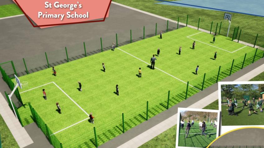 St. George's Primary School - Multi-Use Games Area