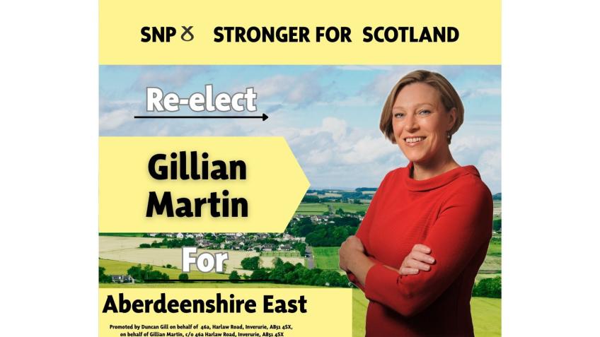 Re-Elect Gillian Martin MSP for Aberdeenshire East