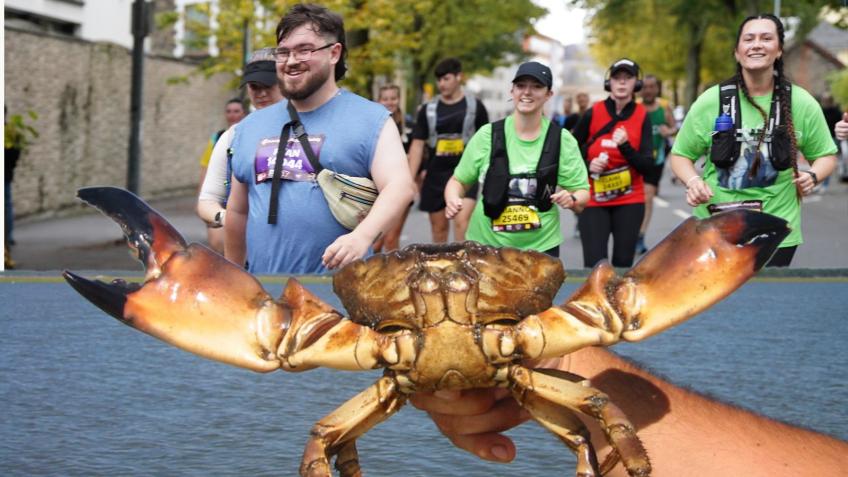 Running the Half Marathon to Raise Band Money