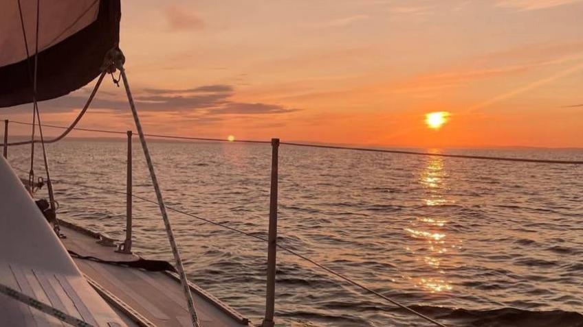 Solo sail from preston to spain