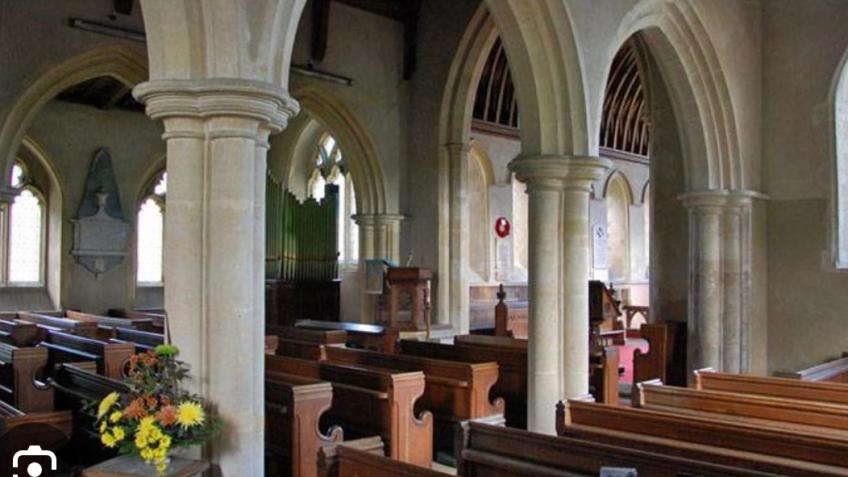 All saints church Cockley cley new roof