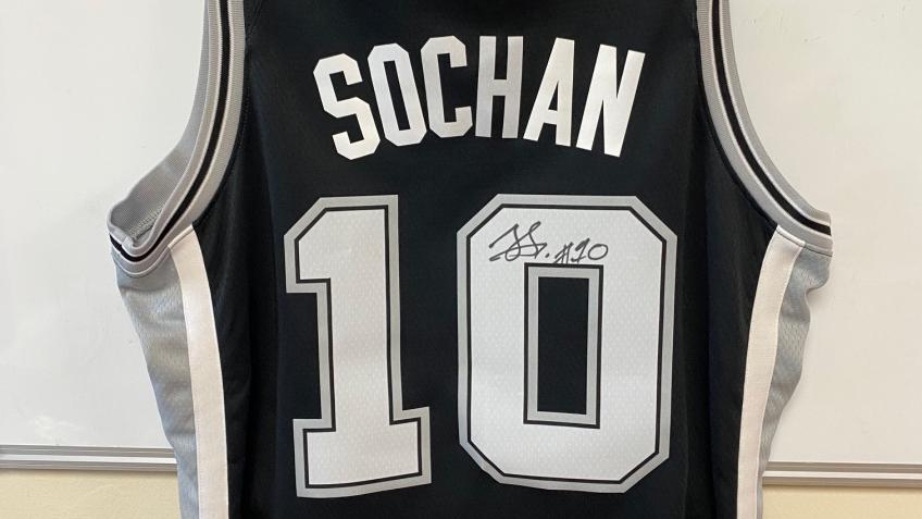 (Signed) Jeremy Sochan Jersey- Bev Guymon Memorial