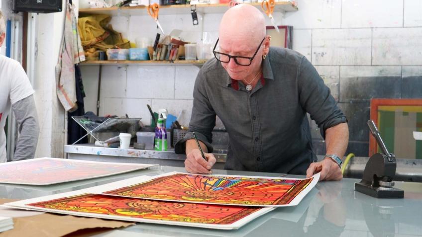 Win A Signed Stanley Donwood x Glastonbury Print