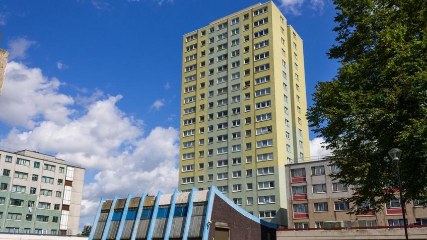 Rianna's abseil in Broadwater Farm