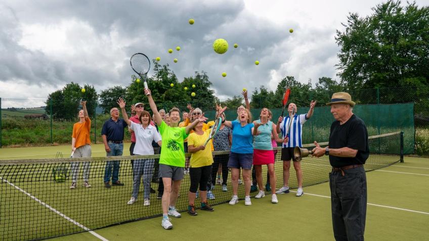 Bishops Castle Tennis Club Court Refurbishment