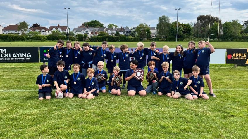 Topsham RFC U8s fundraiser for the clubhouse
