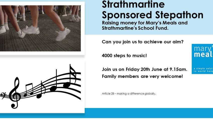 Strathmartine Sponsored Stepathon