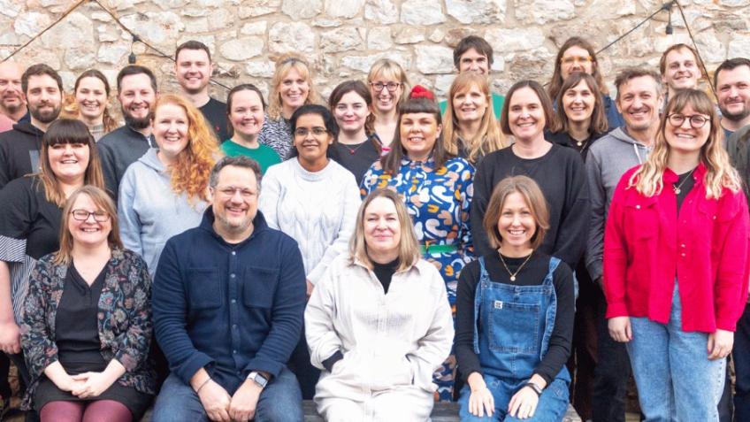 TestTeam Crowdfunder's skydive for Citizens Advice
