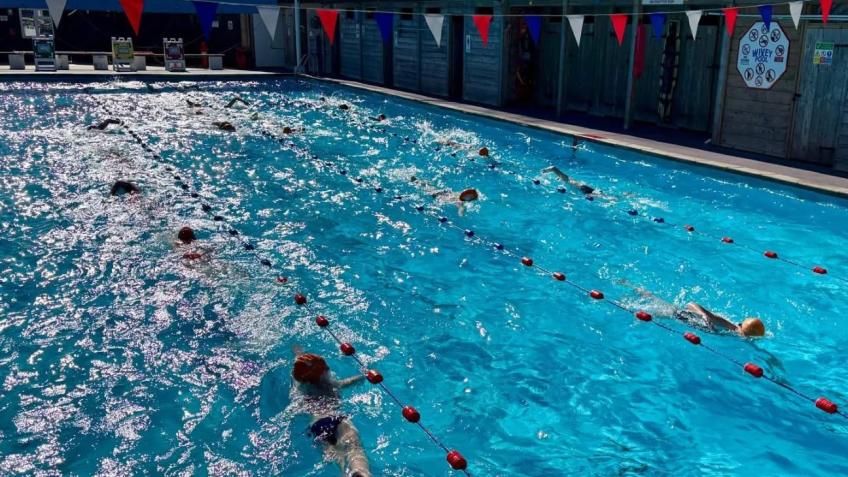 Wivey pool 1927 swim challenge