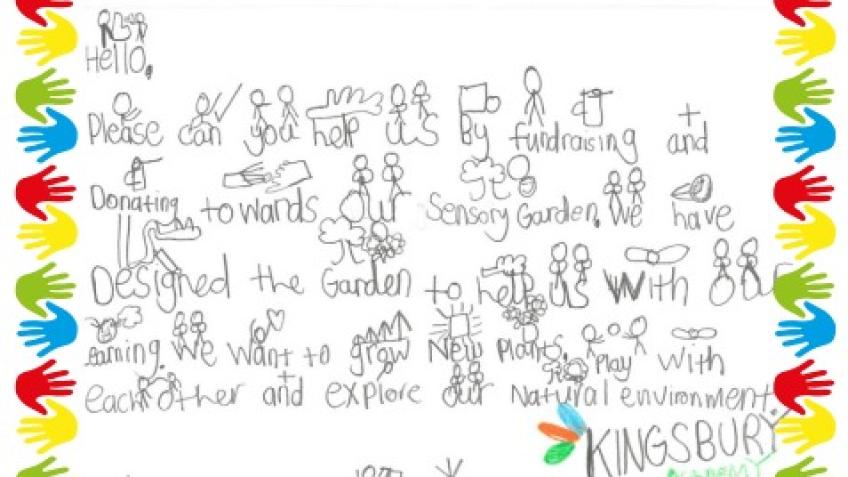 Kingsbury PTFA Sensory Garden fundraiser