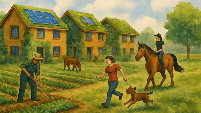 Housing, land and crops for North Devon