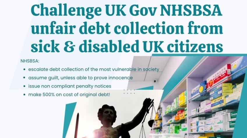 Stop UK Gov. escalating debt from sick & disabled