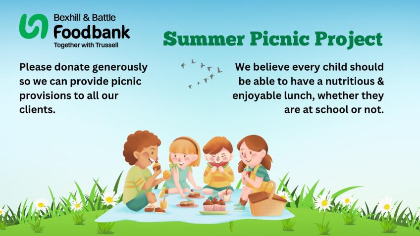 Bexhill & Battle Foodbank Summer Picnic Project