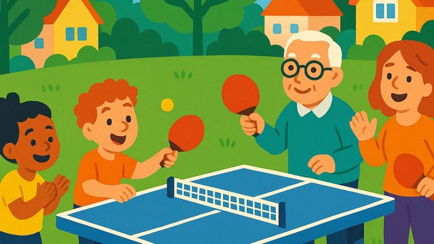 A Reason to Rally: Table Tennis at Owen Road Field