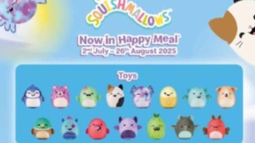 Squishmallows Happy Meal Display Prize Draw