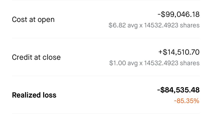 Lost all my parents savings