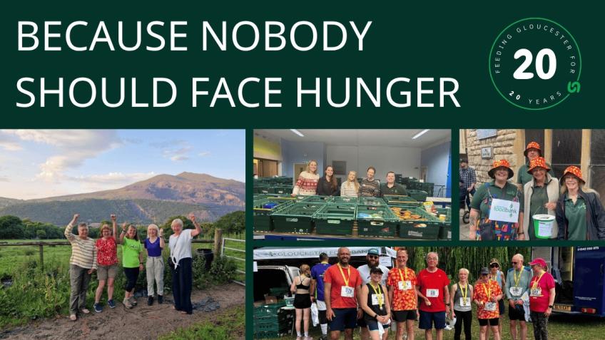 Gloucester Foodbank's 20th Anniversary Campaign