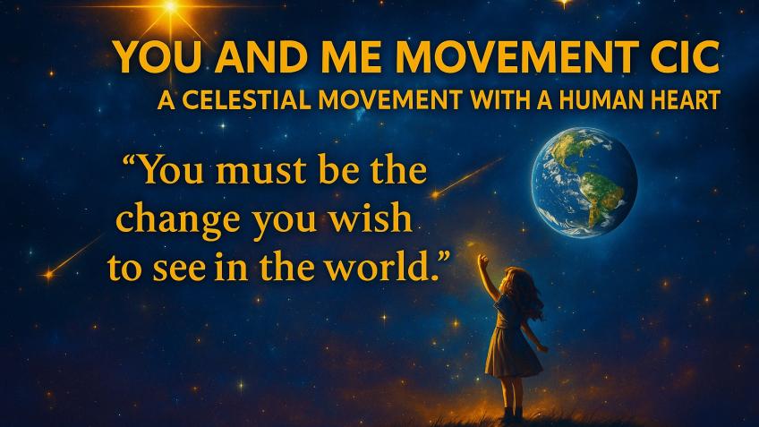 A DREAM TO BE SHARED WITH ALL- YOU AND ME MOVEMENT