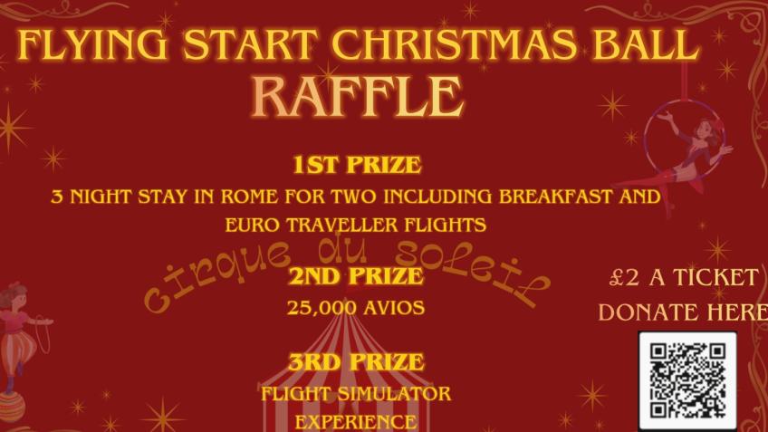 Flying Start Christmas Ball Raffle