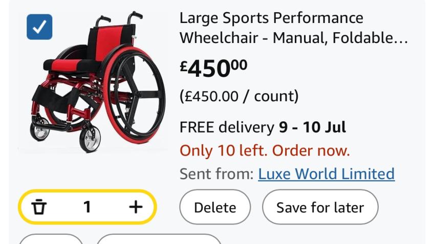 Wheelchair funding