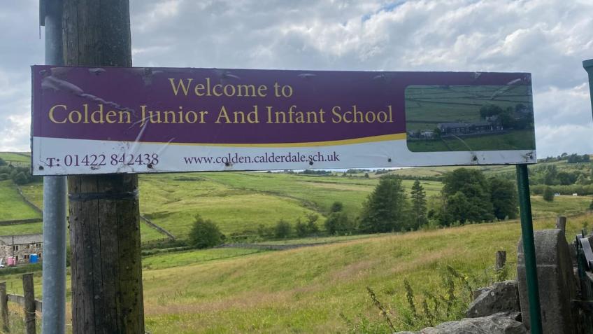 New Sign for Colden J&I School