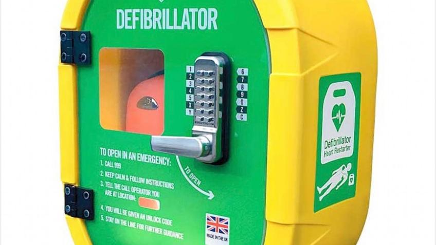 Defibrillator for Dunstall park
