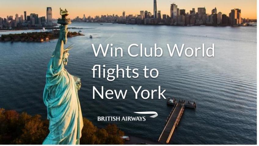 Win 2 BA Club World flights to New York