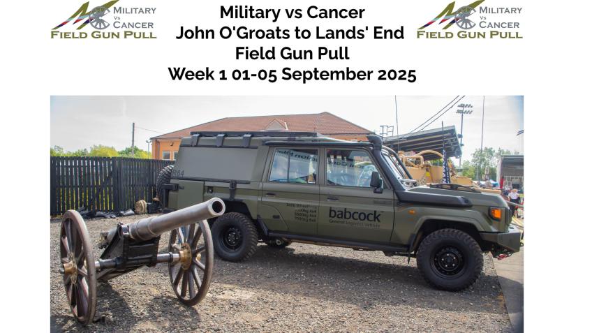 Week 1 John O'Groats to Lands' End Field Gun Pull