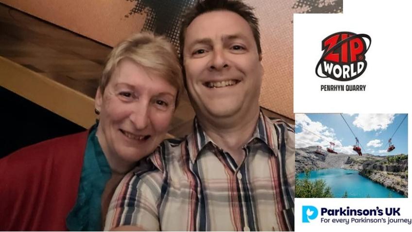 Joan's 100mph ZIP LINE for Parkinson's UK