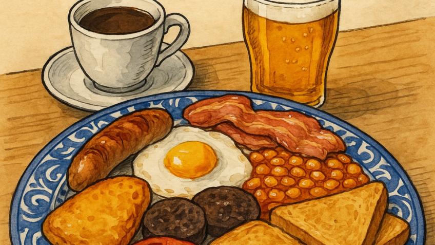 Breakfast at Spoons (or equivalent)