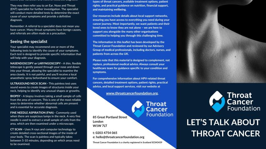 Early Detection Information for Throat Cancer