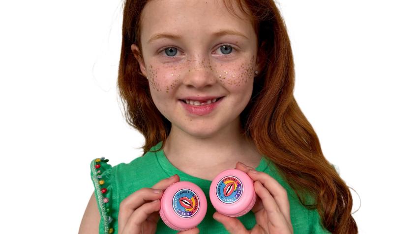Amber’s handmade caring lip balm sale