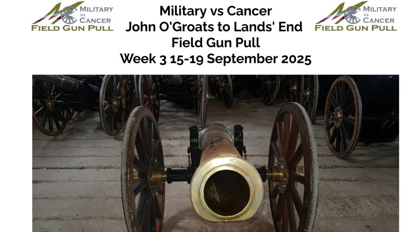 Week 3 John O'Groats to Lands' End Field Gun Pull