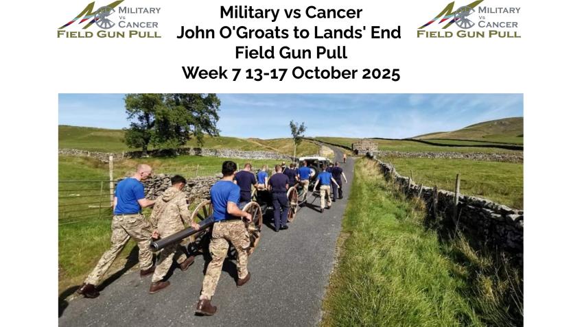 Week 7 John O'Groats to Lands' End Field Gun Pull