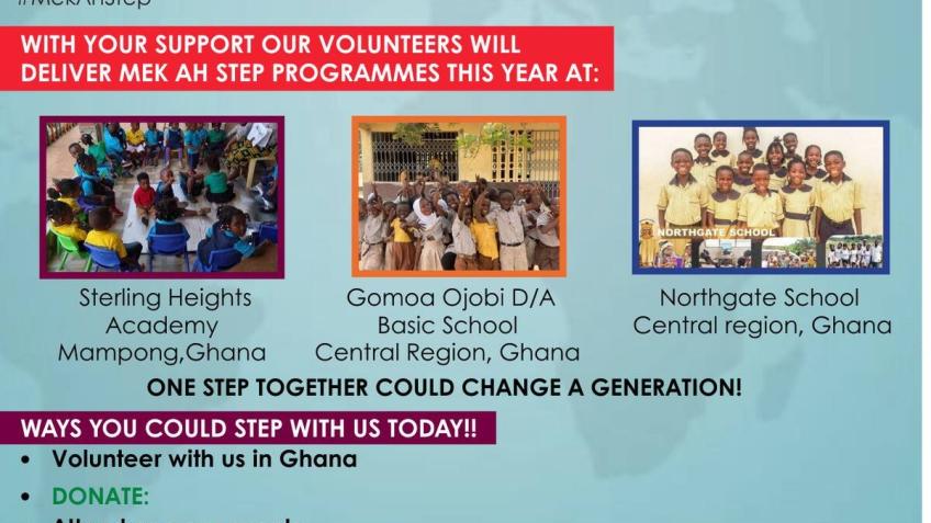Mek Ah Step X Ghana 🇬🇭 Step Forward with Us!
