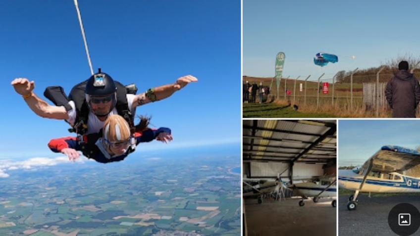 Paul's Tandem Skydive for Megan's Space