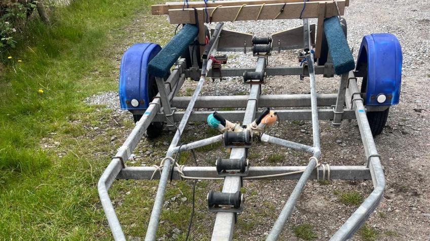 Road Trailer and Launching Trolley for Skiff