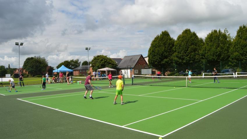 New Floodlights for Tattenhall Tennis Club