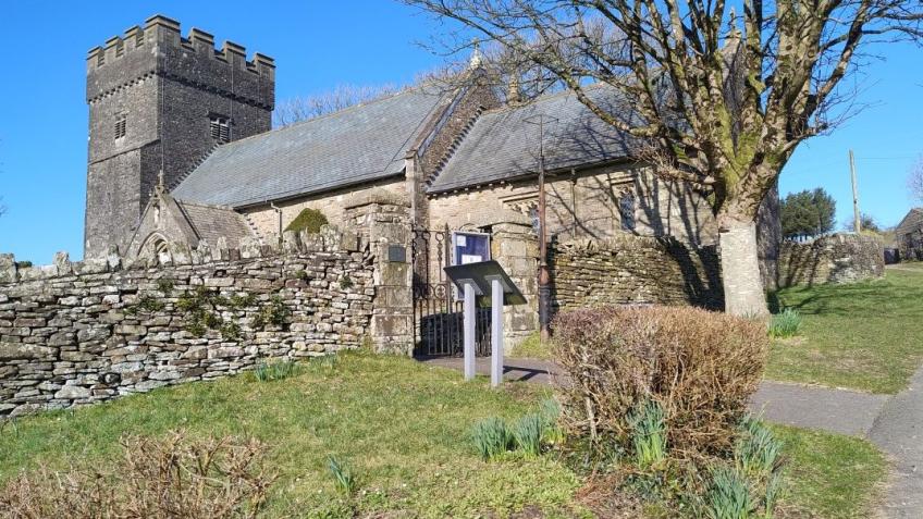 Renovating Saint Ceinwyrs Church Llangeinor, Wales