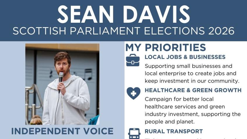 Sean Davis for Carrick Cumnock & Doon Valley 2026