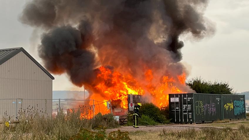 Replacing equipment lost in devastating fire