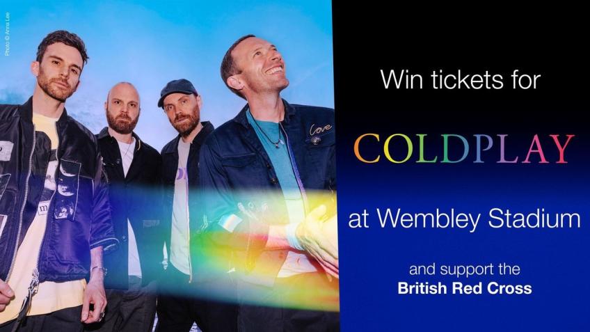 Win box tickets to see Coldplay live!