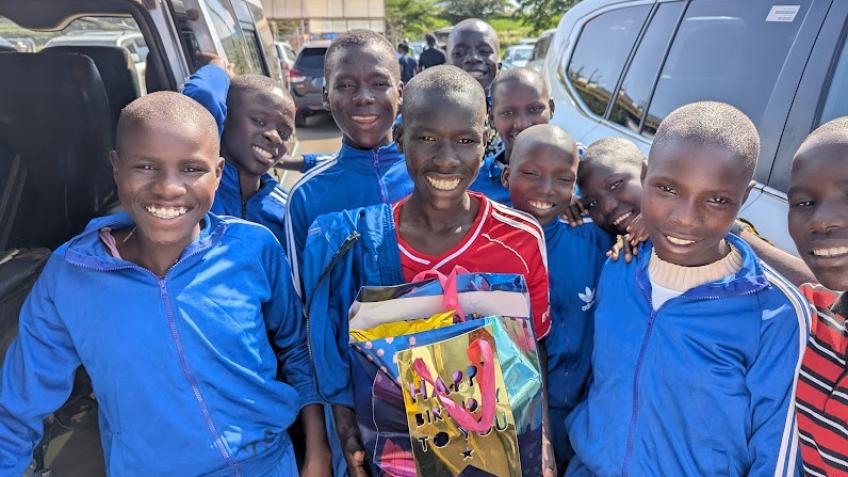 Platinum League - young athletes in Uganda compete