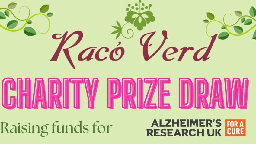 Raco Verd Prize Draw for Alzheimer's Research UK