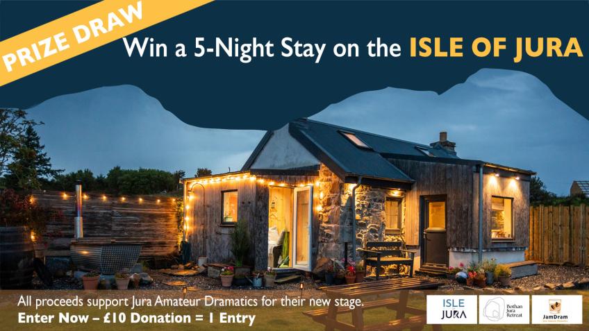 Win 5 Nights on Isle of Jura with Hot Tub & Sauna