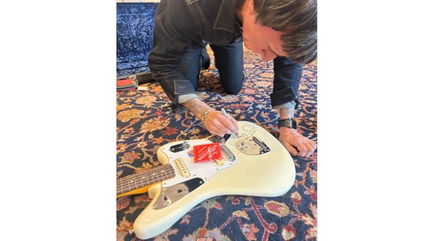 Win a signed Fender Johnny Marr Jaguar guitar