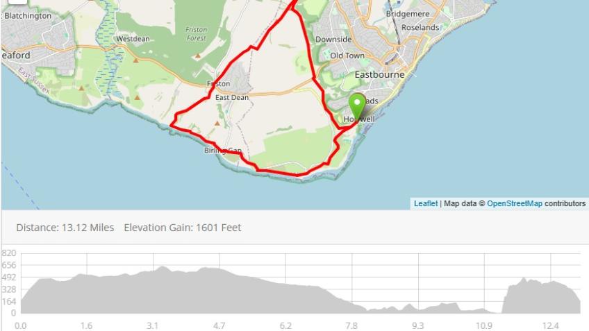 We are running the Beachy Head Half Marathon